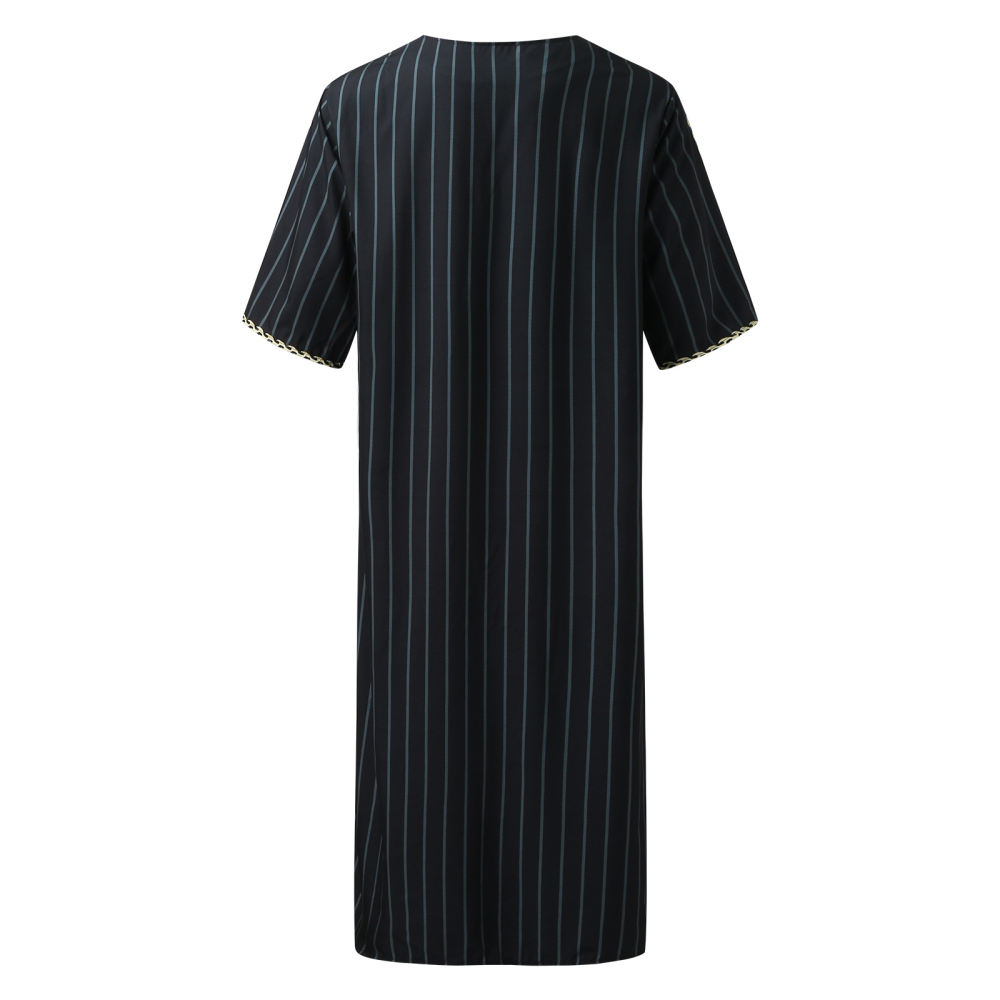 Fashion Ethnic Wear For Men - Nieuwe heren katoenen badjas met V-hals,
