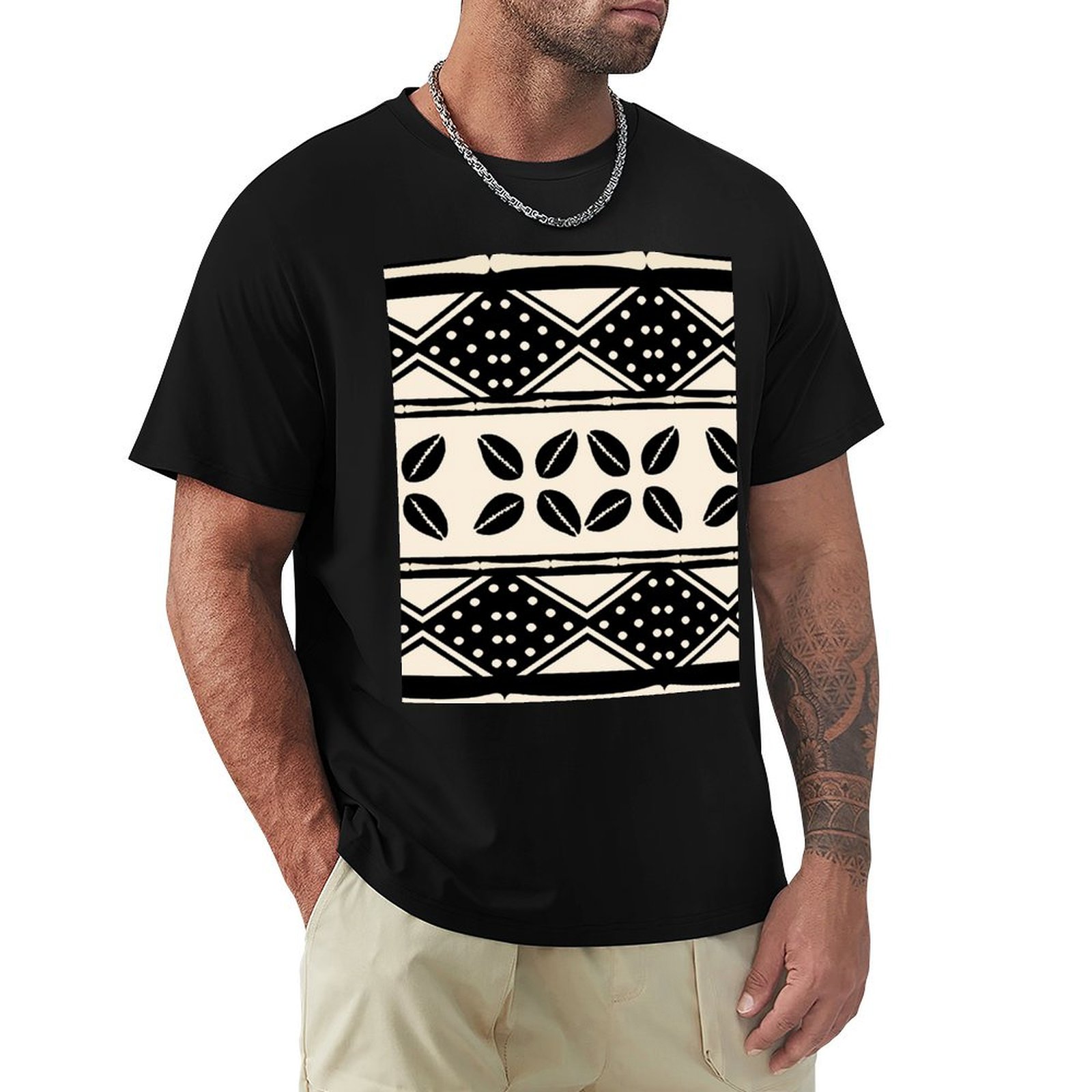 Afrikaans abstract modderdoekp - Mudcloth Print Top recensie en prijs