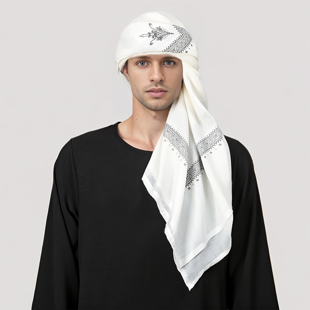 Etnische retro-gestreepte hoof - Fashion Ethnic Wear For Men recensie en prijs