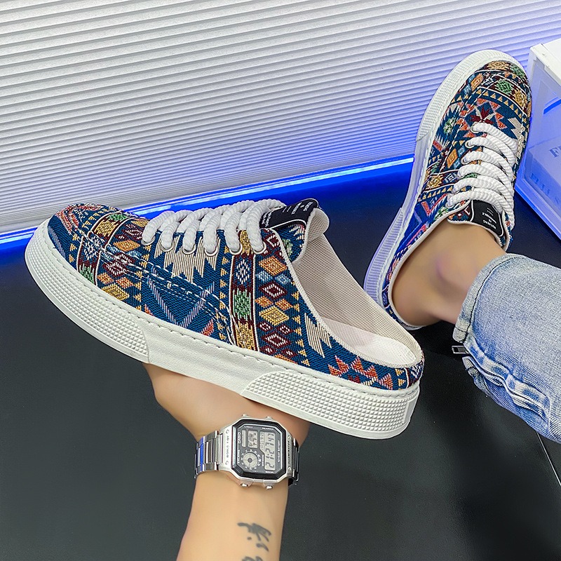 Heren zomer halve pantoffels E - Ethnic Fabric recensie en prijs