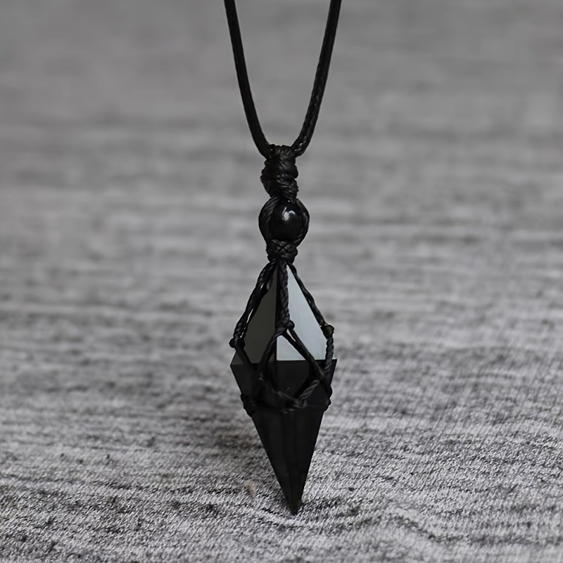 Zwarte Obsidiaan Pijlpunt Kris - Fashion Ethnic Wear For Men recensie en prijs