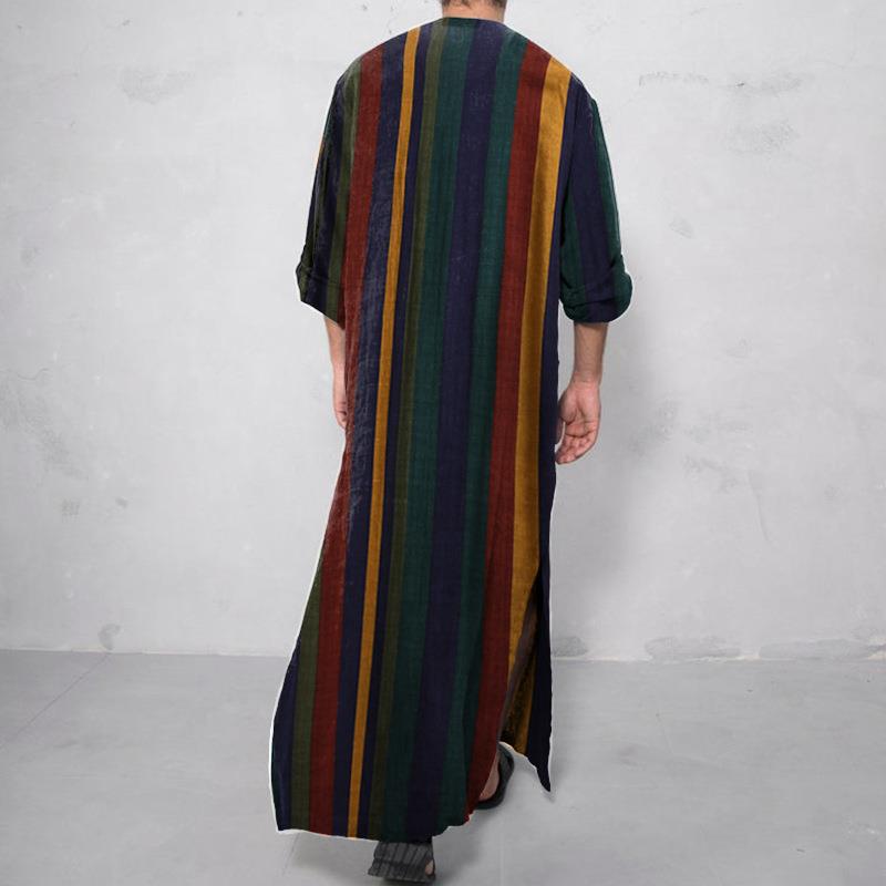 Gedetailleerd lang herenoverhe - Fashion Ethnic Wear For Men recensie en prijs