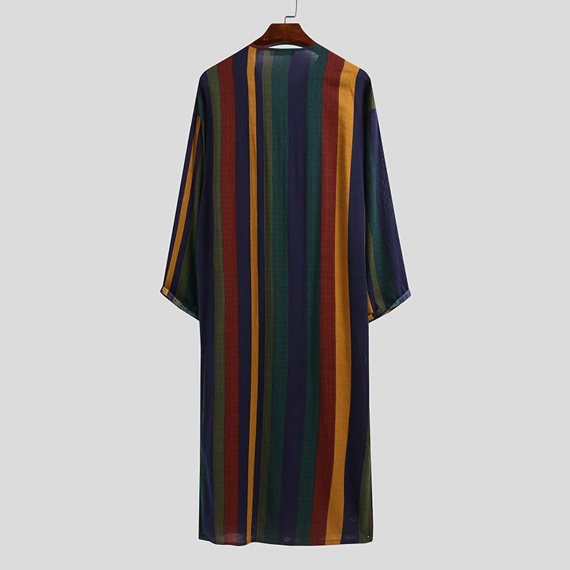 Gedetailleerd lang herenoverhe - Fashion Ethnic Wear For Men recensie en prijs