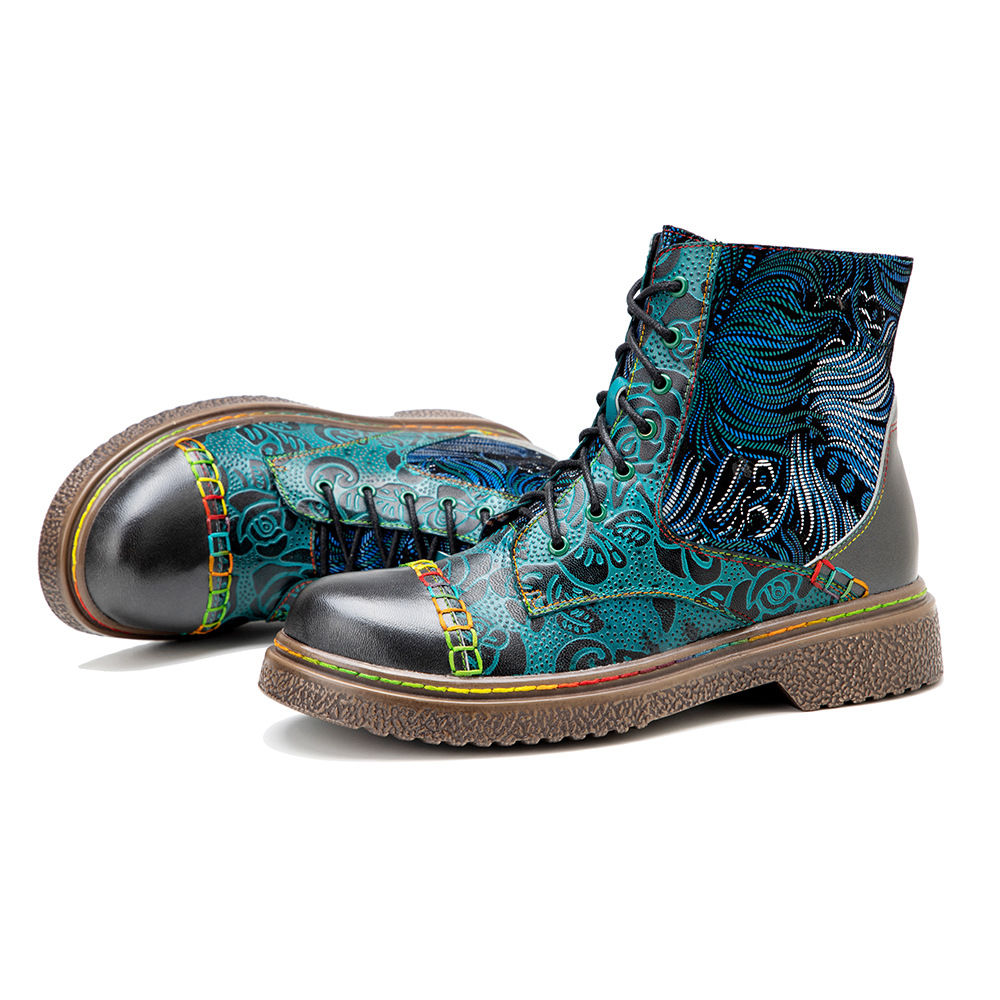 Socofy Raffan winter enkel dam - Ethnic Fabric recensie en prijs
